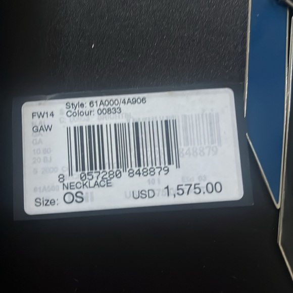 Authentic Giorgio Armani necklace One Of A KIND - Picture 9 of 10